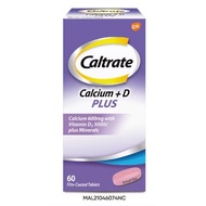 CALTRATE CALCIUM + D PLUS 60'S