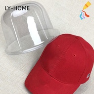 LIAOYING Baseball Hat Display Rack, Inner Support PVC Bucket Hat Storage ,  Transparent Cover Brimle