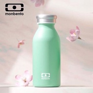 【monbento】牛奶瓶造型保溫瓶（馬卡龍綠）350mL
