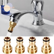 MOSSMEMA Brass Faucet, Brass Universal Tap Adapters, Brass Quick Connector Faucet Tap Connector Bath