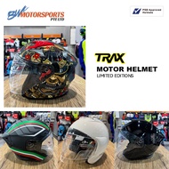 TRAX MOTORCYCLE HELMET PSB APPROVED MOTORBIKE HELMET