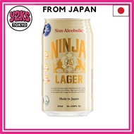 [Direct from Japan]  [Halal Certified] Nippon Beer Ninja Lager Non-Alcoholic Beer [Non-Alcoholic 350