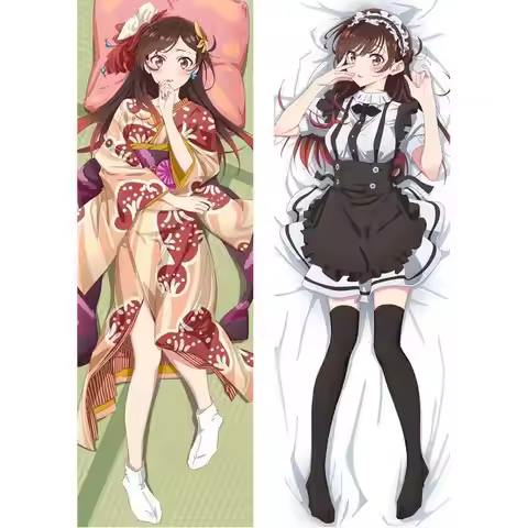 Japanese Dakimakura Cover Rent A Girlfriend Mizuhara Chizuru Anime Body Pillow Case 50X160