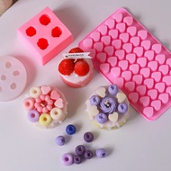 48 Cavity Mini Chocolate/ Donut Silicone Mold DIY Fondant Biscuit Cake Molds Reusable Dessert Mould 