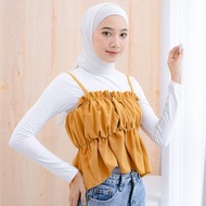 CA321 1KG MUAT 5PCS KELLYA TOP SHIRT RENDA FASHION OOTD SELEBGRAM HITS