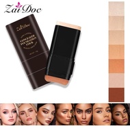 Zaidoc 7-Color Double-Headed Foundation Concealer Stick, Comes with Brush Head, Moisturizing Light-B