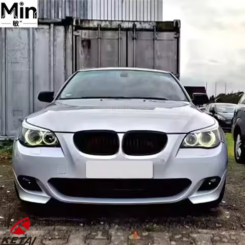 5 Series E60 2003-2009 Upgraded M-Tech BodyKit Front Bumper Side Skirt Body Kit