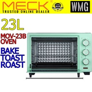 Meck Electric Oven 23L MOV-23B Stainless Steel Body Baking Medium Size Oven Eletrik Hari Raya Promot