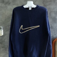 Vintage 90s Nike Big Swoosh Pullover Sweatshirt