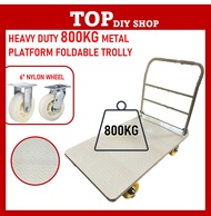 250KG ABS Trolley Troli Barang Heavy Duty Trolley Foldable Trolly Barang Troli Beroda Portable Troll