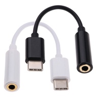 [SONGFUL] Black/White USB C to 3.5mm Headphone/Earphone Jack Cable Adapter Type C 3.1 Male Port to 3.5 mm Female Stereo Audio Headphone Aux Connector For Type C Phone Ipad Pro