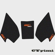 For 390RC RC390 RC 390 Orange New Motorcycle Fuel Tank Pad Non-Slip Protector Sticker Side Traction 
