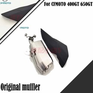 For CFMOTO 400GT GT400 650GT Motorcycle Original Muffler Tail Tube Assembly Decorative Cover Exhaust