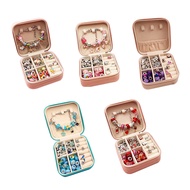 Jewelry Making Kit Charm Bracelet Necklace Present Beads Set DIY Toys for Children Bracelets Birthda