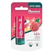 Himalaya Litchi Shine Lip Balm for Glossy Shine, Soft and Supple Lips, Vitamin E and Antioxidants Rich, 4,5g