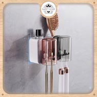 ECOCO Toothbrush Holder Cup Set - Toothbrush rack, toothpaste Holder, mouthwash Cup