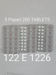 READY STOCK EPAM 5MG COP 122 E 1226  VATAMIN 1 PAPAN 40 TABLETE 5 PAPAN 200 TABLETS 10 PAPAN 400 TAB