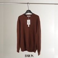 BARON "Barry" Knit sweater เสื้อสเวตเตอร์ผ้าไหมพรมคอกลม ทรงหลวม เสื้อกันหนาว