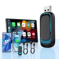 Android Auto Wireless Adaptor and Wireless CarPlay Adaptor, Mini USB CarPlay Wireless Stick Converts