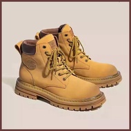 autumn army shoes high cut shoes cowboy Non -slip shoes for men fashion boots