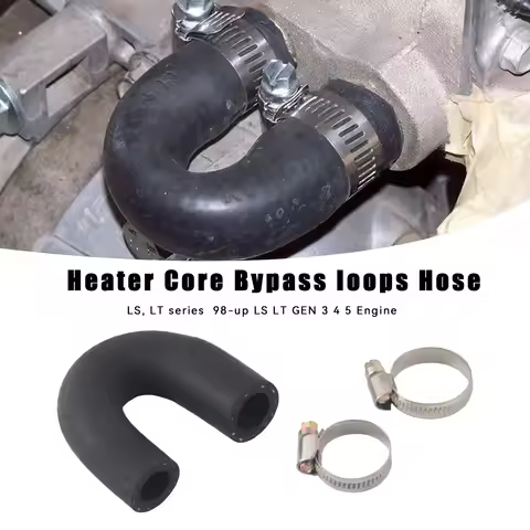 Heater Core Bypass loops Hose Coolant Crossover For LS1 LSX LS2 LS3 LQ4