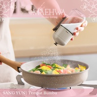 MAEWA - SANG YUN Practical Salt Container Automatic Salt Storage Container Evenly Kitchen Spice Disp