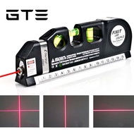 GTE Multipurpose Laser Level Laser Measure Line 8ft Measure Tape Ruler Adjusted Standard And Metric