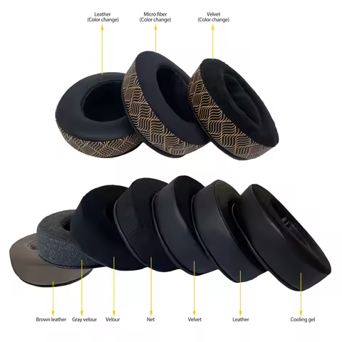 CARYONYU Replacement Earpads For HyperX Cloud I/ II,Core,Silver,Alpha,Alpha Pro,Alpha S,Gaming,Mix H