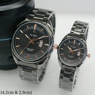 D'Star Store Jam Tangan ALBA Jam Tangan Couple Pria Dan Wanita Elegan - Water Resist 5 BAR - Diamete