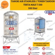 Tangki Toren Air Stainless Tirta Max T500 Liter