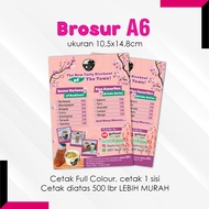 Print A6 Flyer Brochures 1 side Artpaper