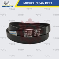 Toyota Sienta NSP170 1.5, Nissan Fairlady Z, Murano 3.5, Opel Astra 1.6 MICHELIN Fan Belt (6PK1180)