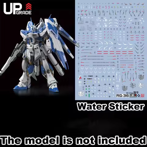 New EVO Decal E-RG36 for 1/144 RG Hi-v Model Kits Fluorescent Water Sticker for Assembly Model Build