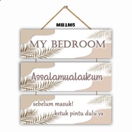 GANTUNGAN Wall decoration wall decor bedroom my bedroom 3 layers - home decoration bedroom door hang