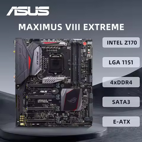 ASUS MAXIMUS VIII EXTREME Adopts Intel Z170 Chipset Supports Core i7/i5/i3 7100 7700 CPU LGA 1151 Sl
