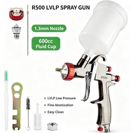 R500 LVLP car spray gun for paint Gravity Air Spray - 1.3mm Nozzle, 600cc