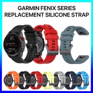 Garmin Fenix Series 20mm 22mm 26mm Replacement Silicone Strap