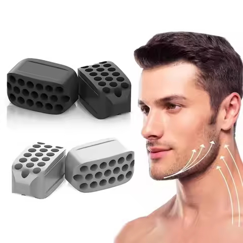 Silicone Jaw Exerciser Tablet Jaw Exerciser Gum Jawline Shaper Jaw Trainer Face Slimming Tool for Un