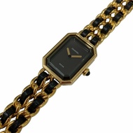CHANEL 香奈兒 H0001 Premiere M 方糖 石英錶 黑金