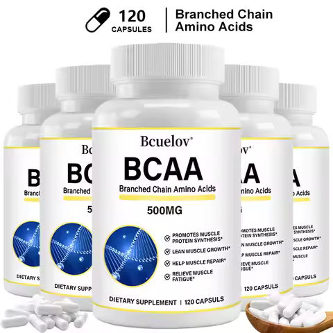 BCAA Supplement – Branched Chain Amino Acids Capsules – Enhance Strength and Energy Levels, Increase