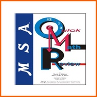 MSA QUICK MATH REVIEW