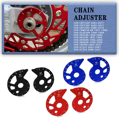 Chain Adjuster Spare Parts Regulator Kit For YAMAHA DT 125R DT125R 1990-2002 / DT 125RE DT125RE 1998