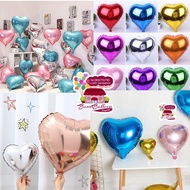 Foil 18 Inches Heart Balloon Read The Details Before Ordering. Foil Balloon Birthday Balloon
