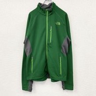 二手 THE NORTH FACE 運動外套/騎行服，綠色，XL 碼