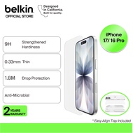 Belkin OVA159/219/220/221fq ScreenForce TemperedGlass Screen Protector for iPhone 17