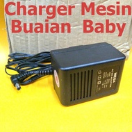 12v Electronic Baby Cradle Charger Adapter Pengecas Mesin Buaian Bayi power 12v1a