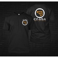 Cz Usa Ceska Zbrojovka Firearms Guns Logo Tshirt cotton