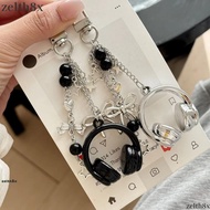 ZELTH Headphone Charms, Y2K Hanging Music Headphone Bag Charms, Cute Bag Decoration Phone Strap