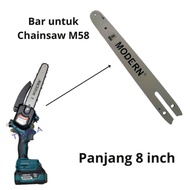 premium Bar Chainsaw MODERN M58 Gergaji Baterai 8 inch