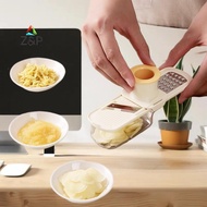 [Z&P-t] 3 In 1 Garlic Grinder Food Mini Garlic Chopper Processor Food Processor Tool Press Grinder F